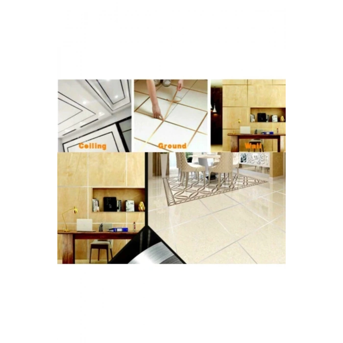 0.5 Cm 50 Metre Gri Fayans Arası Şerit Bant