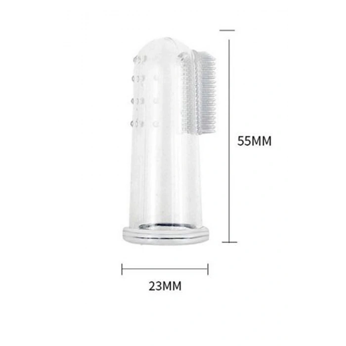 Silikon Yumuşak Kedi Köpek Diş Temizleme Bakım Fırçası