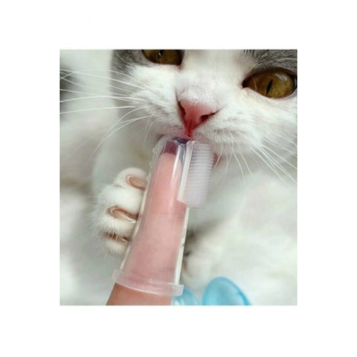 Silikon Yumuşak Kedi Köpek Diş Temizleme Bakım Fırçası
