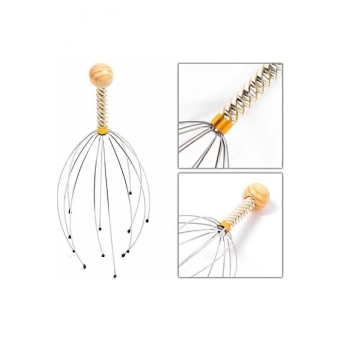 Kafa Masaj Aleti Baş Boyun Kafa Masaj Saç Kaşıma Teli 1 Adet