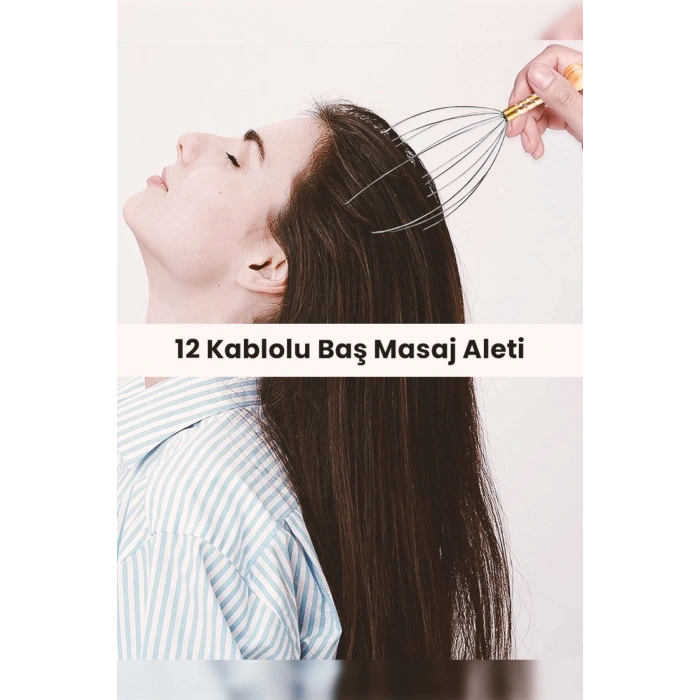 Kafa Masaj Aleti Baş Boyun Saç Kaşıma Teli