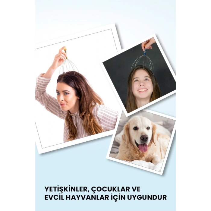 Kafa Masaj Aleti Baş Boyun Saç Kaşıma Teli