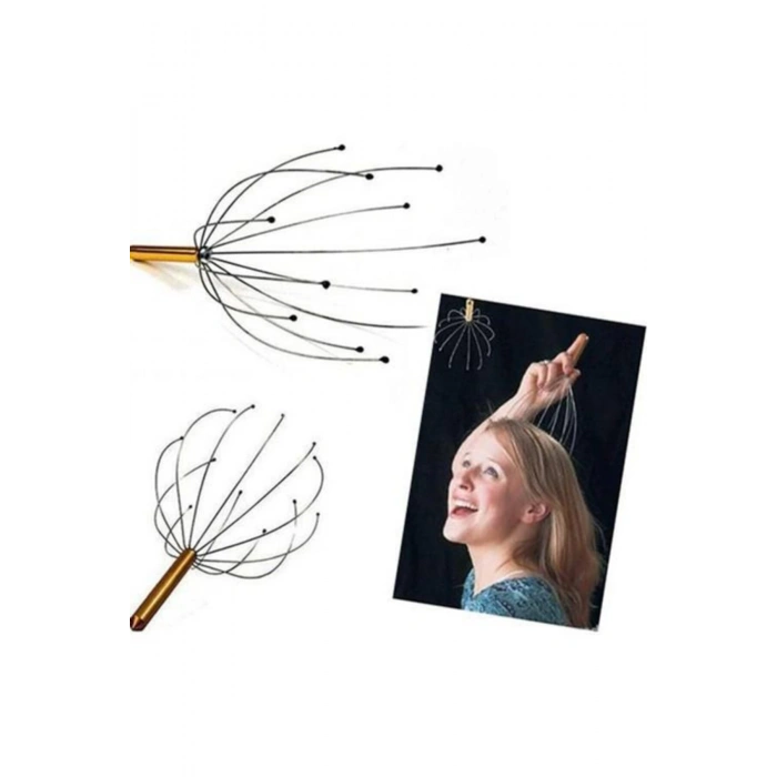 Kafa Masaj Aleti Baş Boyun Kafa Masaj Saç Kaşıma Teli