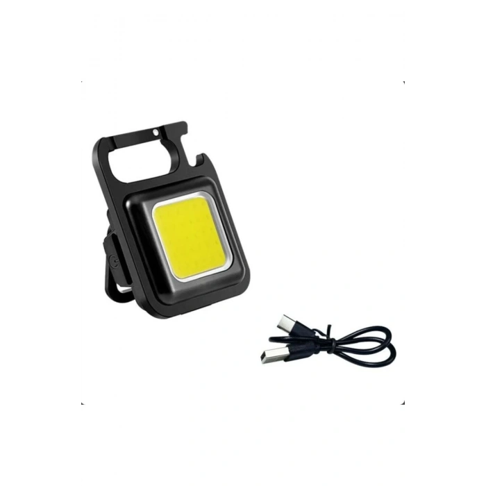 LED Işıklı Flash Özellikli 4 Modlu  Anahtarlık El Feneri