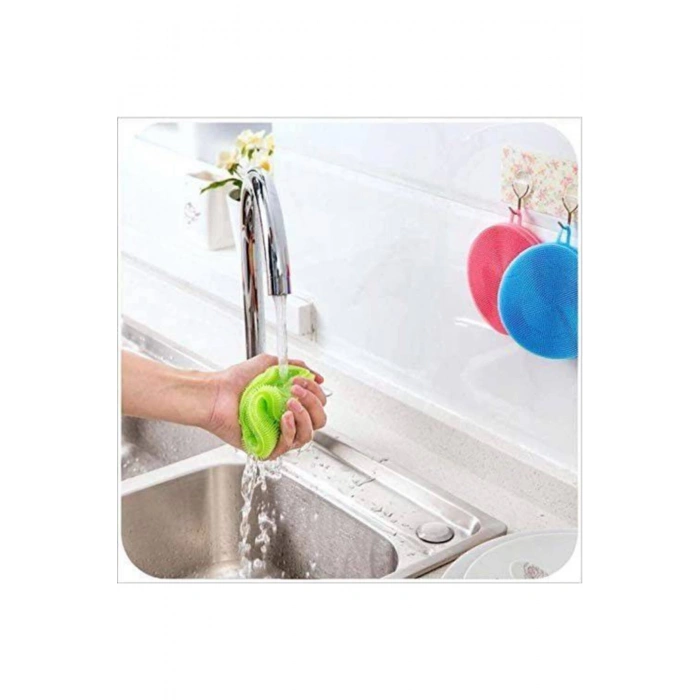 Silikon Bulaşık Yıkama Fırçası Tükenmeyen 2 Adet