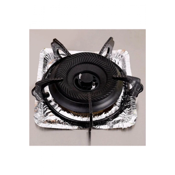 Tekrar Kullanılır 10lu Ocak Üstü Koruyucu Leke Önleyici Isıya Dayanıklı Ocak, Izgara Koruyucu Folyo