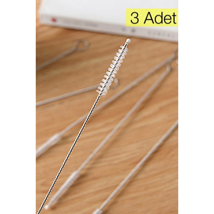 Pipet Temizleme Fırçası Takımı Çelik - Cam Pipet Temizleme Fırçası Takımı