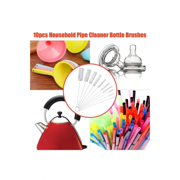 2 Adet Pratik Bükülebilir Temizlik Fırçası Klavye-pipet Temizleme Fırça Ince Temizlik Fırçası Beyaz