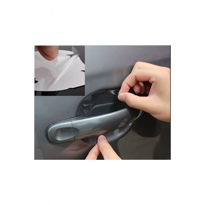 Aracınızı Koruyun: Araba Kapı Kolu Koruyucu Film (4lü Set) | Çizilmelere Karşı Etkili Koruma