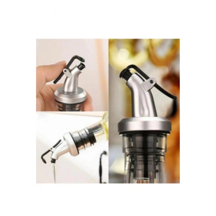 Damlatmaz Kapaklı Şişe Tıpası Sızdırmaz Yağdanlık Ucu Kapağı Mantar Tıpa Yağ Şarap Şişesi Başlığı