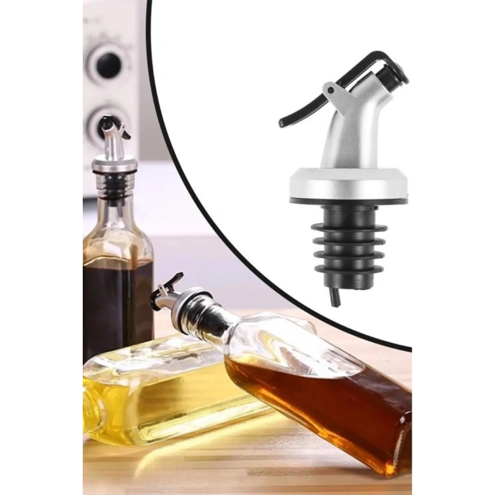 Damlatmaz Kapaklı Şişe Tıpası Sızdırmaz Yağdanlık Ucu Kapağı Mantar Tıpa Yağ Şarap Şişesi Başlığı