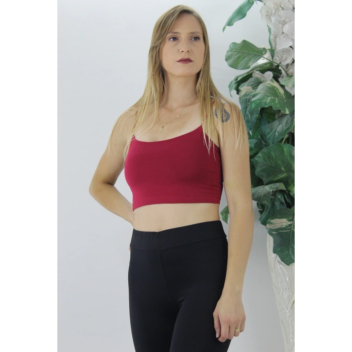 İp Askılı Atlet - Lks0303Bordo