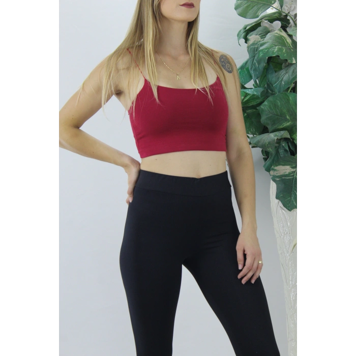 İp Askılı Atlet - Lks0303Bordo