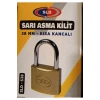 38 mm sarı asma kilit