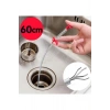 Esnek Lavabo Banyo Küvet Tıkanıklık Açıcı Tel Tıkanma Önleyici