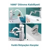 Robot Musluk Ucu 2 Püskürtme Özelliği Hijyen Filtreli Mutfak Banyo Lavabo Musluğu Oynar Başlıklı