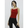 İp Askılı Bluz Kırmızı - P-019894