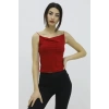 İp Askılı Bluz Kırmızı - P-019894