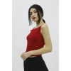 İp Askılı Bluz Kırmızı - P-019894