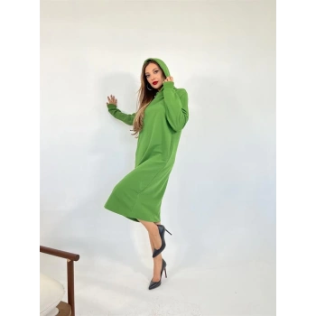 5574 UZUN SWEAT-YEŞİL