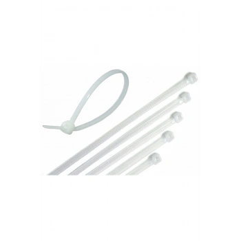 CMC 4,8X400 mm BEYAZ PLASTİK CIRT KELEPÇE 100 ADET