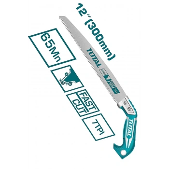 Budama Testeresi 300 Mm Bağ Dal El Testeresi Plastik Saplı Tht51130026