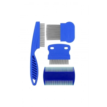 4lü Kedi Köpek Bit Tarak Seti