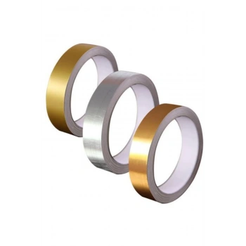 Duvar Dekor Fayans Arası Şerit Bant Dekoratif Dekor Bant 1 Cm 50 Metre Altın Sarısı