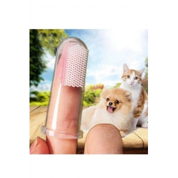 Silikon Yumuşak Kedi Köpek Diş Temizleme Bakım Fırçası