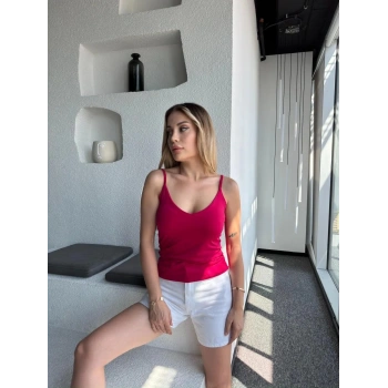 Ayarlanabilir Askılı Basic Body Fuşya - 131.75