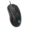 RAMPAGE KM-9858 JAZZY V2 SİYAH USB RGB AYDINLATMALI Q 12800 DPI MOUSE