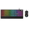 RAMPAGE KM-9858 JAZZY V2 SİYAH USB RGB AYDINLATMALI Q 12800 DPI MOUSE