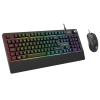 RAMPAGE KM-9858 JAZZY V2 SİYAH USB RGB AYDINLATMALI Q 12800 DPI MOUSE