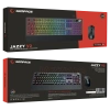 RAMPAGE KM-9858 JAZZY V2 SİYAH USB RGB AYDINLATMALI Q 12800 DPI MOUSE