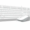 A4 TECH F1010 Q USB BEYAZ TR MM KLAVYE+OPT MOUSE