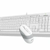 A4 TECH F1010 Q USB BEYAZ TR MM KLAVYE+OPT MOUSE