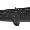 A4 TECH F1010 Q USB GRİ TR MM KLAVYE+OPTİK MOUSE