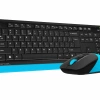 A4 TECH FG1010 Q 2.4 GHZ USB MAVİ KLAVYE+MOUSE KABLOSUZ SET
