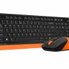A4 TECH FG1010 Q 2.4 GHZ USB TURUNCU KLAVYE+MOUSE KABLOSUZ SET