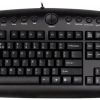 A4 TECH KB-28G MULTIMEDYA Q KLAVYE USB SİYAH