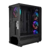 EVEREST BUMPY 4*12CM RGB FAN 600W APFC TEMPERED CAMLI ATX MİD-T GAMİNG OYUNCU KASASI