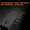 GAMEAGLE EDGE COMPACT BİLGİSAYAR KASASI + 750W POWER + SIVI SOĞUTMA (SİYAH)
