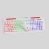 Gamebooster Km-11W Knight Beyaz Klavye Mouse Set