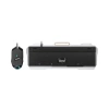 LECOO CM107 USB KABLOLU RAİNBOW AYDINLATMALI TÜRKÇE Q OYUNCU KLAVYE & MOUSE SETİ SİYAH