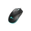 LECOO MS120 USB KABLOLU 2400DPI 4 TUŞLU RGB LED AYDINLATMALI OPTİK GAMİNG MOUSE SİYAH