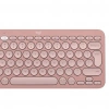 LOGITECH PEBBLE 2 SESSİZ KABLOSUZ TÜRKÇE Q KLAVYE VE MOUSE PEMBE 920-012247