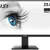 Msı 23.8 Pro Mp2412 1920X1080 (Fhd) 16:9 Flat Va 100Hz 1Ms Freesync Monıtor