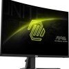 Msı 27 Mag 27Cq6F 2560X1440 (Qhd) 16:9 Curve 1500R Rapıd Va 180Hz 1Ms Freesync Gamıng Monıtor
