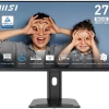 Msı 27 Pro Mp273Qp E2 2560X1440 (Wqhd) 16:9 Flat Ips 100Hz 1Ms Freesync Pıvot Monıtor