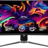 Msı 34 Mpg 341Cqpx Qd-Oled 3440X1440 (Uwqhd) 21:9 Curve 1800R Qd-Oled 240Hz 0.03Ms Adaptıve-Sync Gamıng Monıtor